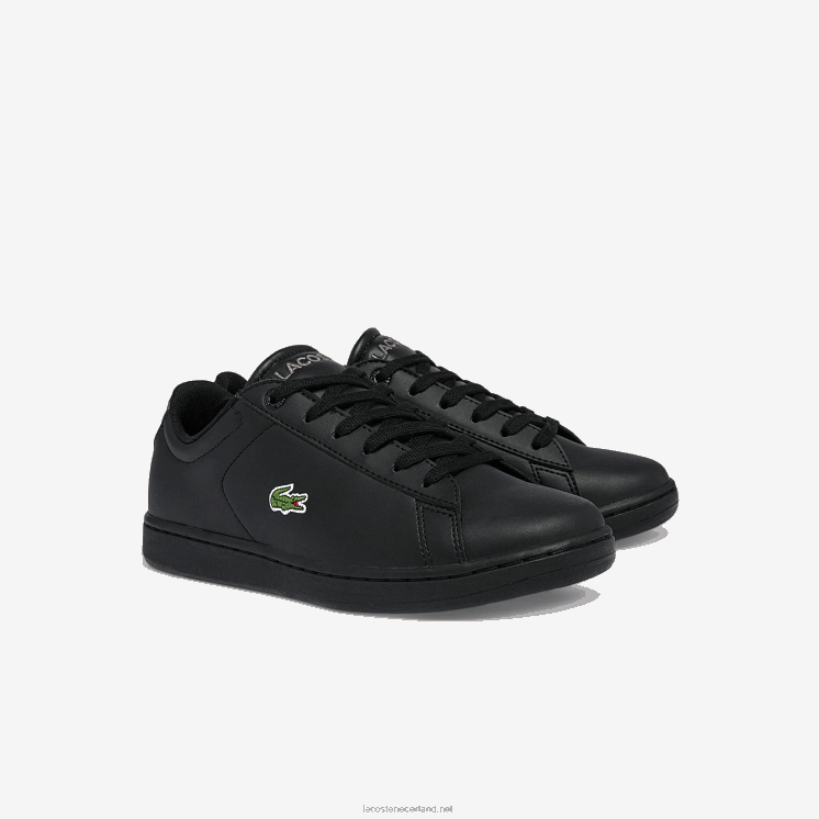 Lacoste carnaby evo bl synthetische sneakers 0828H3328 zwart 02u junioren
