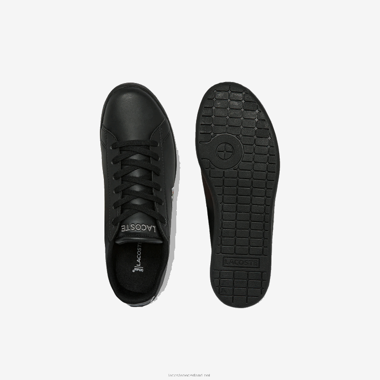 Lacoste carnaby evo bl synthetische sneakers 0828H3328 zwart 02u junioren
