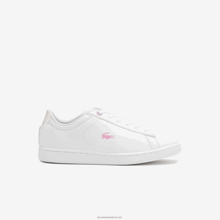 Lacoste carnaby synthetische sneakers 0828H3316 wit 21g junioren