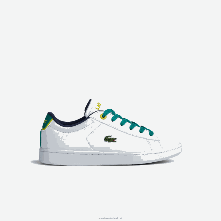 Lacoste carnaby synthetische sneakers 0828H3331 wit/groen 082 junioren