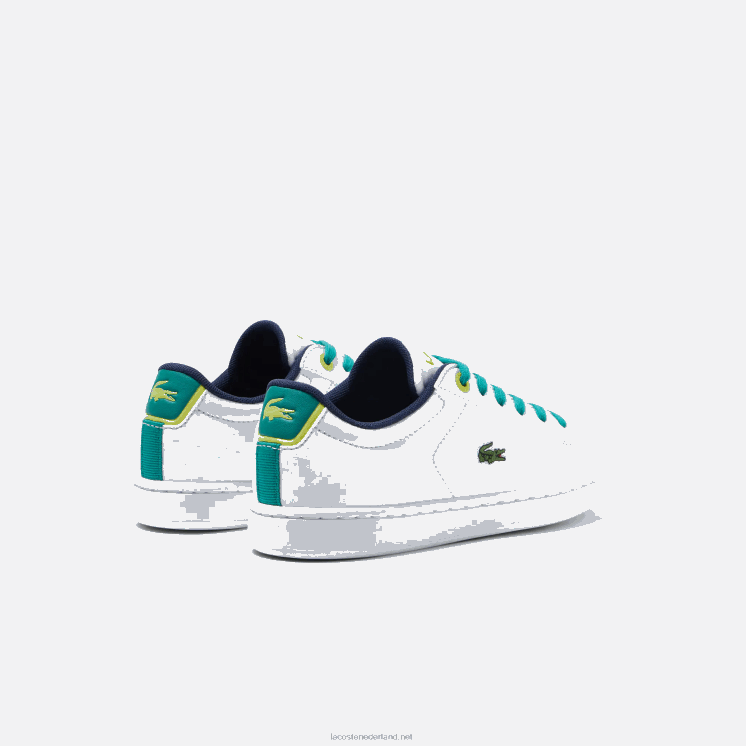 Lacoste carnaby synthetische sneakers 0828H3331 wit/groen 082 junioren