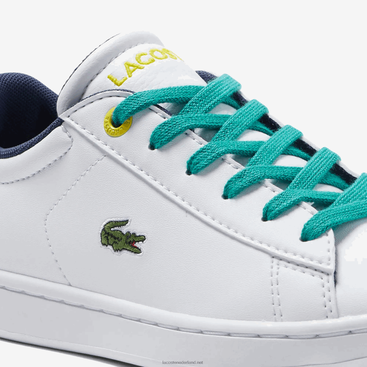 Lacoste carnaby synthetische sneakers 0828H3331 wit/groen 082 junioren