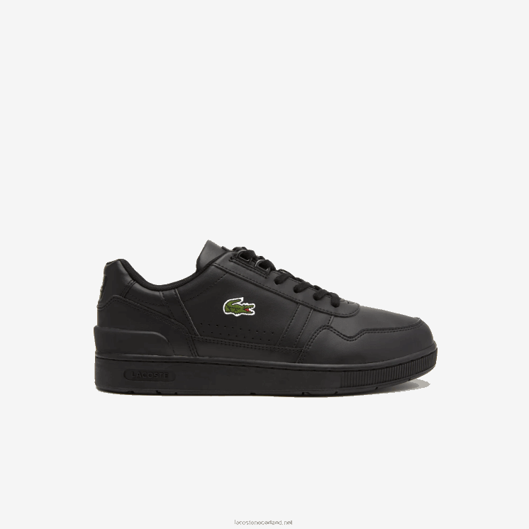 Lacoste t-clip synthetische kleur-pop sneakers 0828H3314 zwart 02u junioren