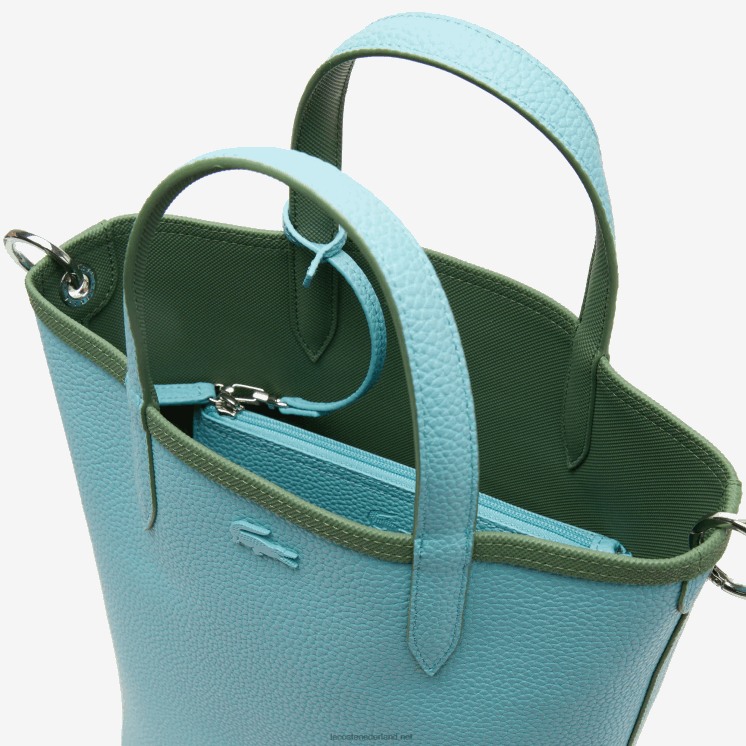 Lacoste anna omkeerbare draagtas van gecoat canvas 0828H2782 frene kust l49 vrouwen