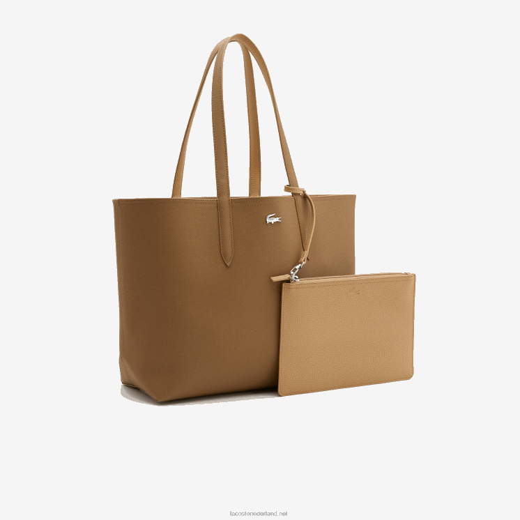 Lacoste anna omkeerbare tweekleurige draagtas 0828H2778 lommerrijke Weense k60 vrouwen