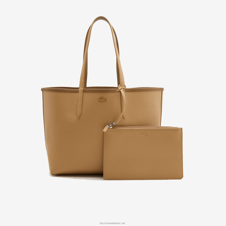 Lacoste anna omkeerbare tweekleurige draagtas 0828H2778 lommerrijke Weense k60 vrouwen