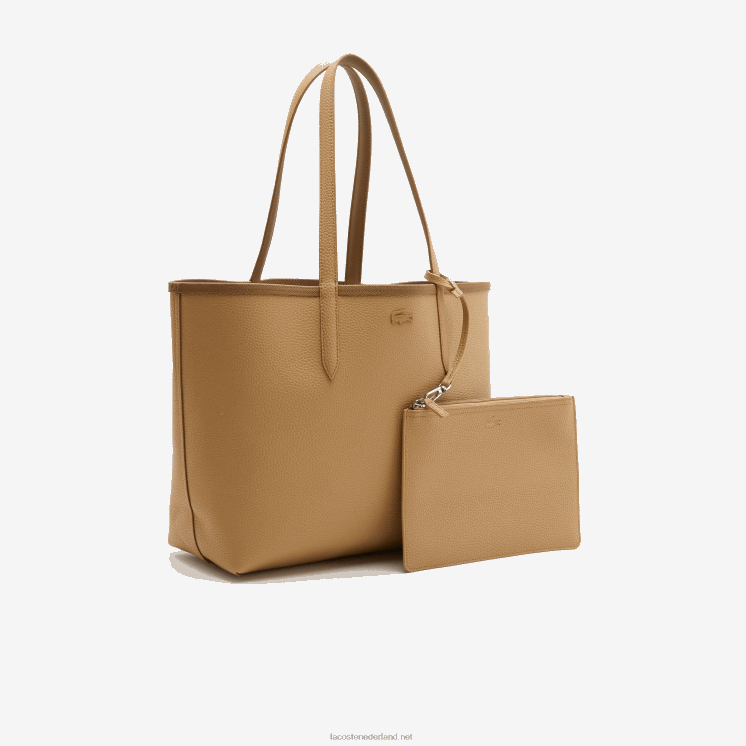 Lacoste anna omkeerbare tweekleurige draagtas 0828H2778 lommerrijke Weense k60 vrouwen