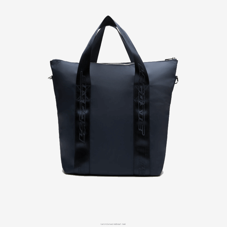 Lacoste draagtas met contrasterende branding 0828H2763 blauw nuit blanc m05 vrouwen