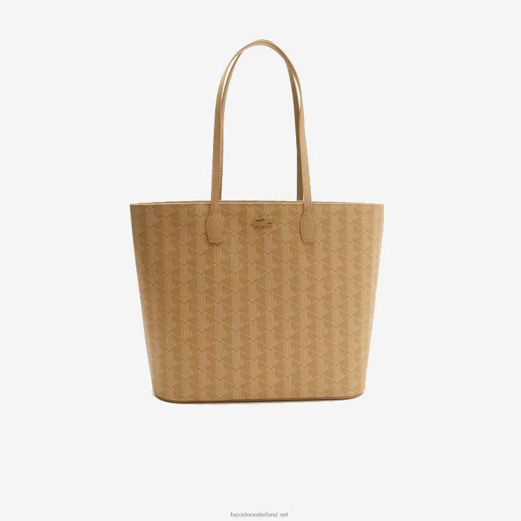 Lacoste draagtas met monogramprint 0828H2786 weens beige l01 vrouwen