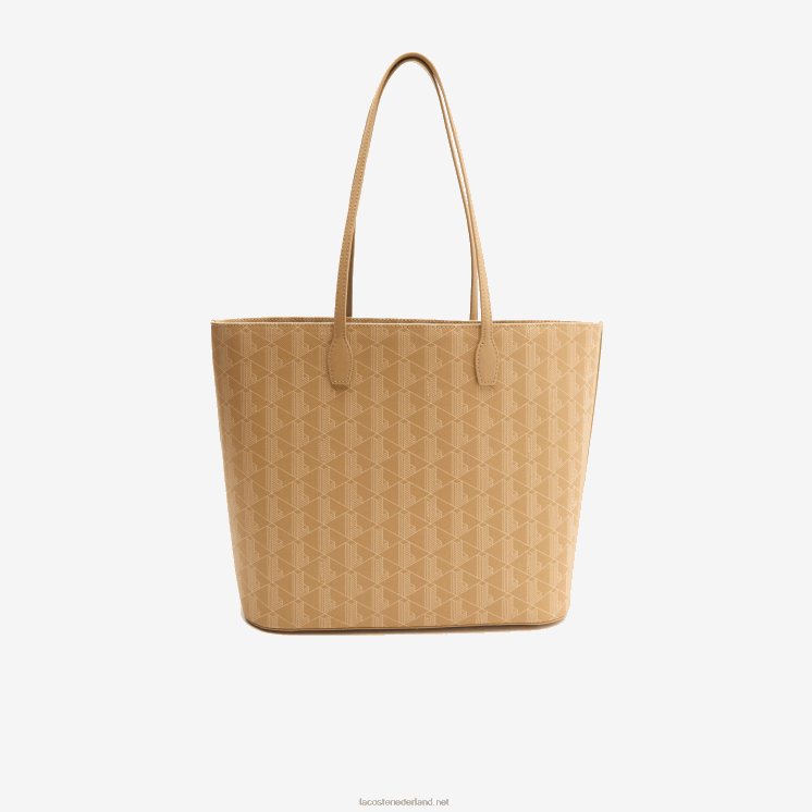 Lacoste draagtas met monogramprint 0828H2786 weens beige l01 vrouwen