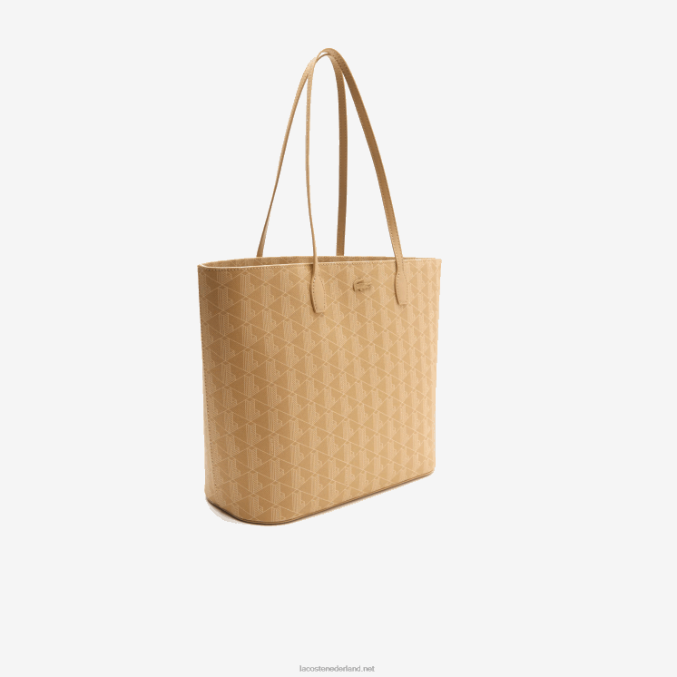 Lacoste draagtas met monogramprint 0828H2786 weens beige l01 vrouwen
