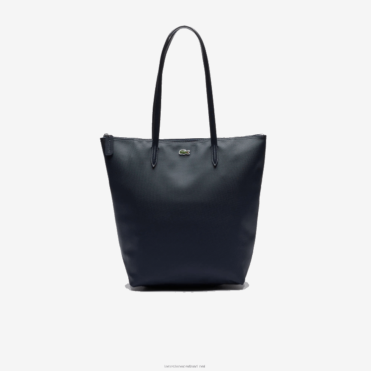 Lacoste l.12.12 concept draagtas met verticale ritssluiting 0828H2834 zonsverduistering 141 vrouwen