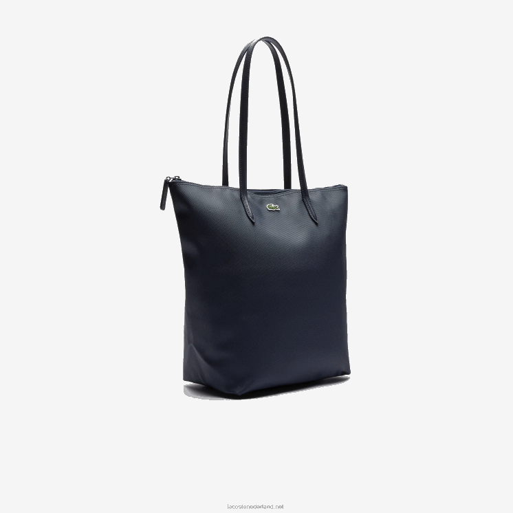 Lacoste l.12.12 concept draagtas met verticale ritssluiting 0828H2834 zonsverduistering 141 vrouwen