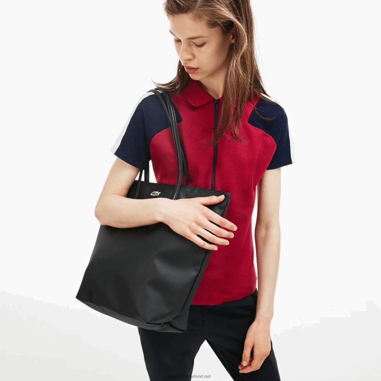 Lacoste l.12.12 concept draagtas met verticale ritssluiting 0828H2835 a25 vrouwen