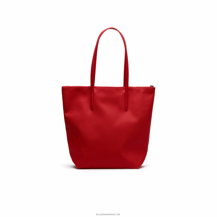 Lacoste l.12.12 concept draagtas met verticale ritssluiting 0828H2836 virtueel roze 185 vrouwen
