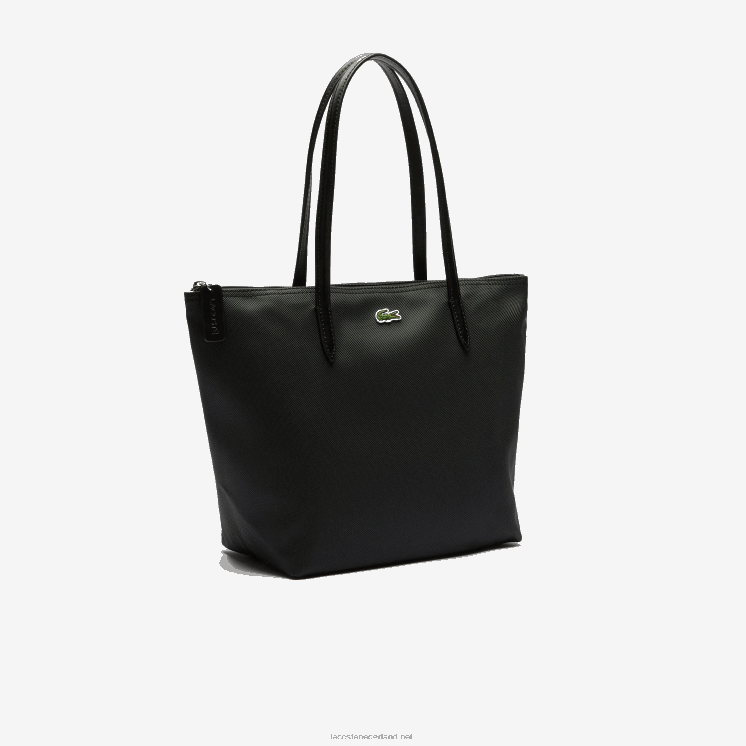Lacoste l.12.12 concept kleine draagtas met ritssluiting 0828H2804 zwart 000 vrouwen