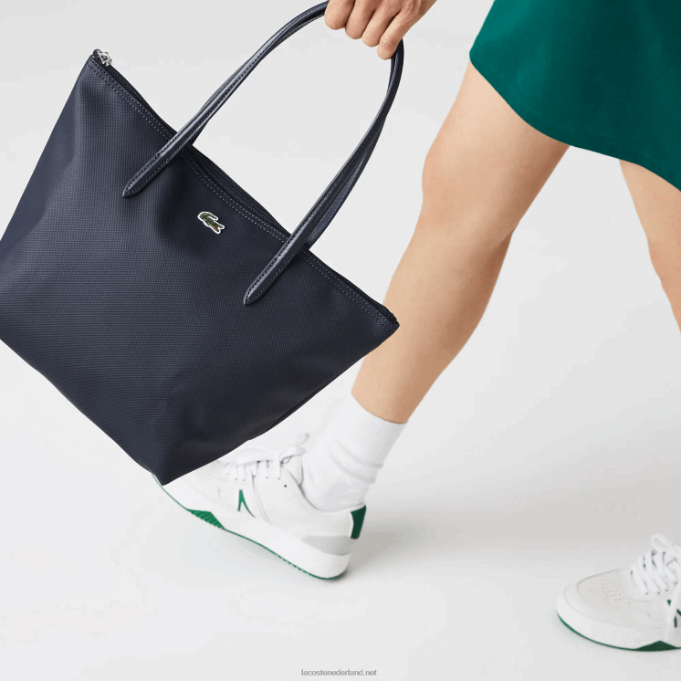 Lacoste l.12.12 concept kleine draagtas met ritssluiting 0828H2805 zonsverduistering 141 vrouwen