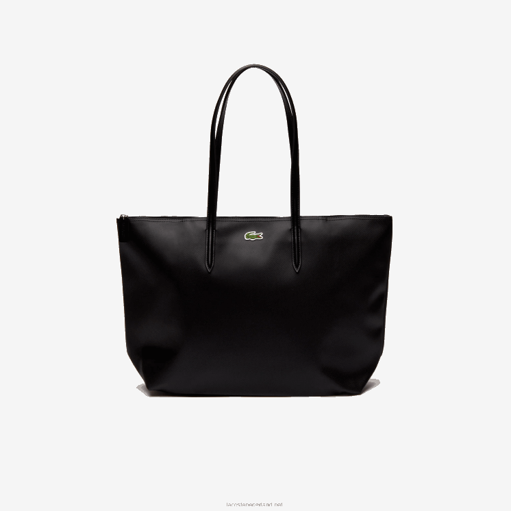 Lacoste l.12.12 draagtas met ritssluiting 0828H2766 zwart 000 vrouwen
