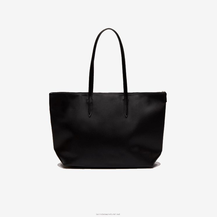 Lacoste l.12.12 draagtas met ritssluiting 0828H2766 zwart 000 vrouwen