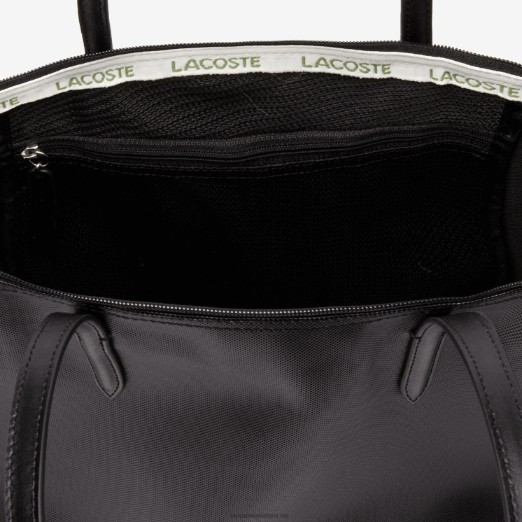 Lacoste l.12.12 draagtas met ritssluiting 0828H2766 zwart 000 vrouwen
