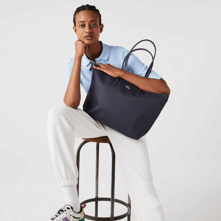 Lacoste l.12.12 draagtas met ritssluiting 0828H2767 zonsverduistering 141 vrouwen