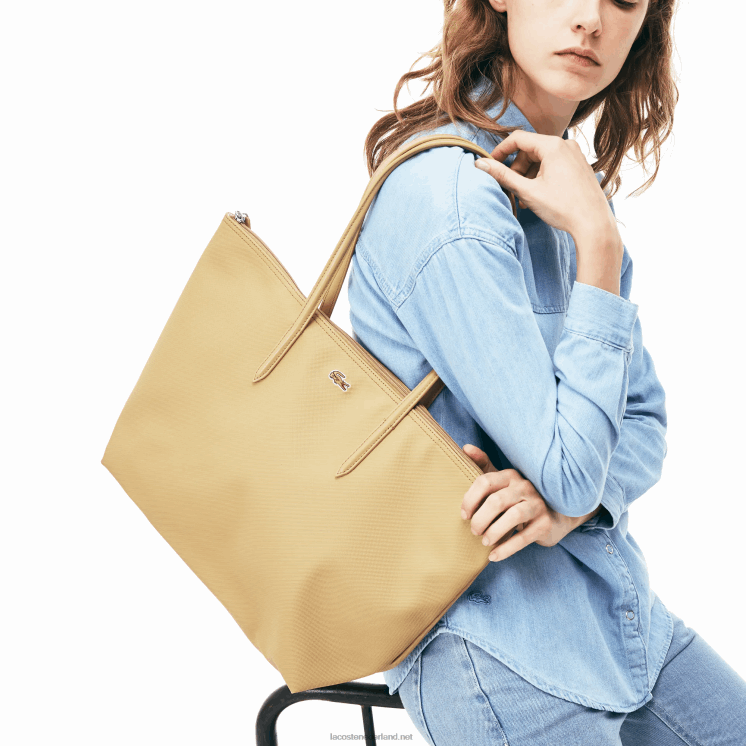 Lacoste l.12.12 draagtas met ritssluiting 0828H2767 zonsverduistering 141 vrouwen