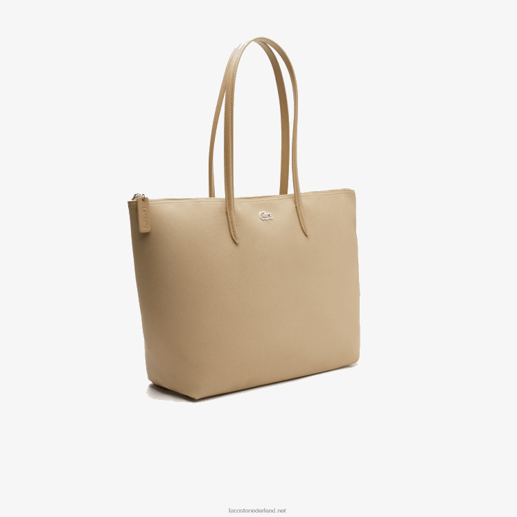 Lacoste l.12.12 draagtas met ritssluiting 0828H2784 brindille l37 vrouwen