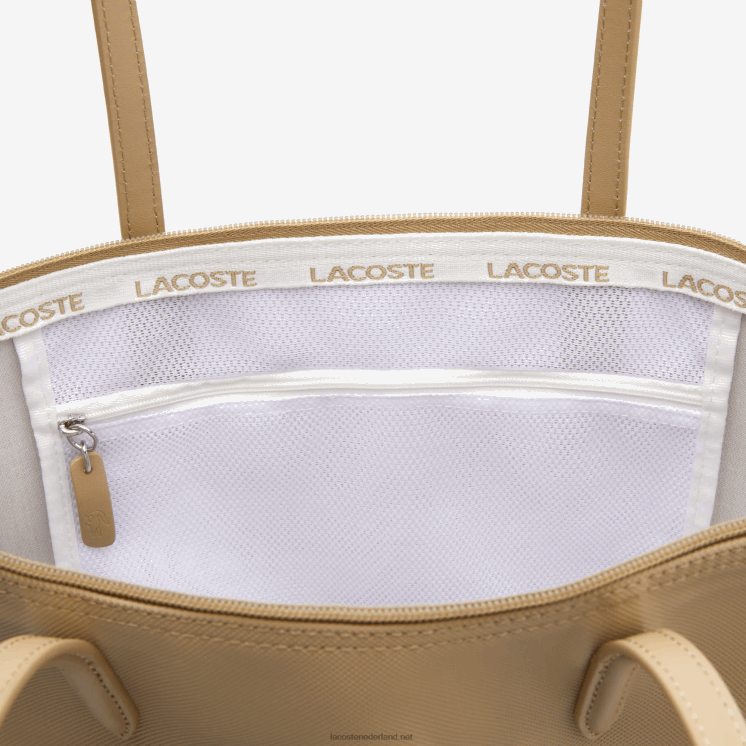 Lacoste l.12.12 draagtas met ritssluiting 0828H2784 brindille l37 vrouwen