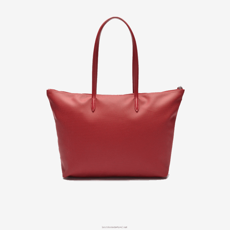 Lacoste l.12.12 draagtas met ritssluiting 0828H2825 alizarine c62 vrouwen