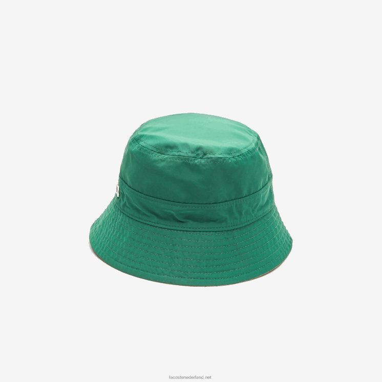 Lacoste Heritage omkeerbare vaste of geruite emmer 0828H2929 beige groen epp vrouwen