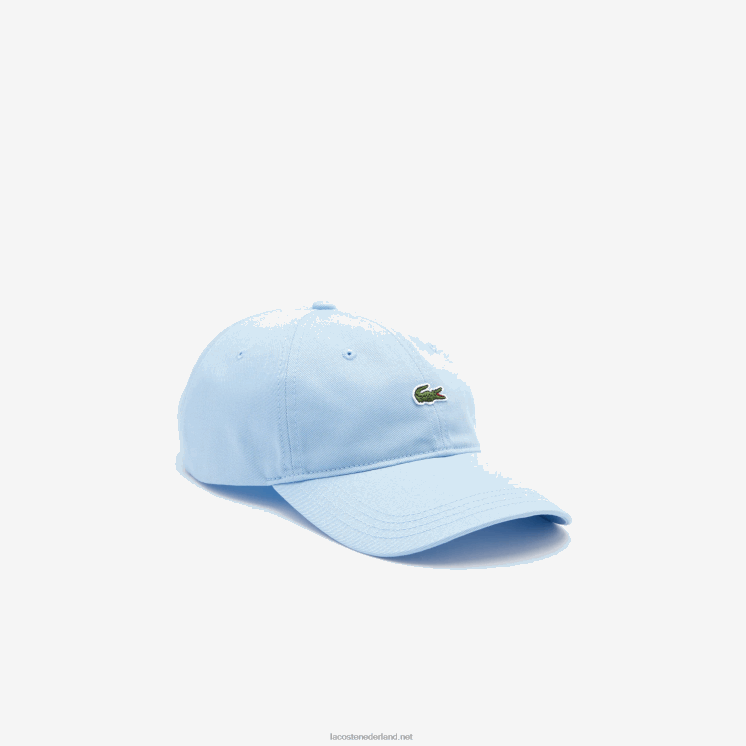 Lacoste contrasterende band en dop van krokodillenkatoen 0828H2319 blauwe hbp vrouwen