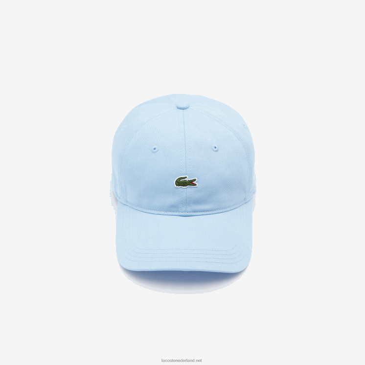 Lacoste contrasterende band en dop van krokodillenkatoen 0828H2319 blauwe hbp vrouwen