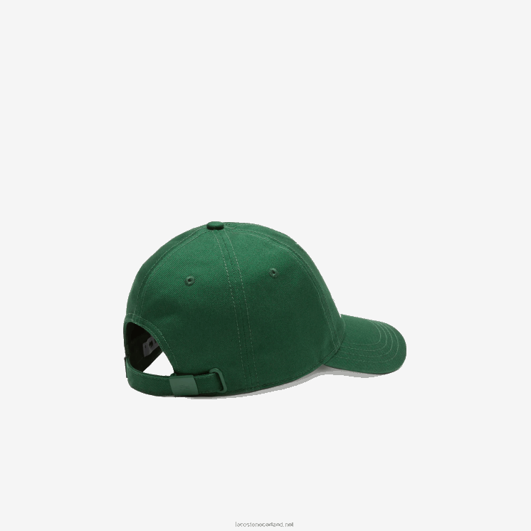 Lacoste vintage pet met krokodillenprint 0828H2898 groen 132 vrouwen