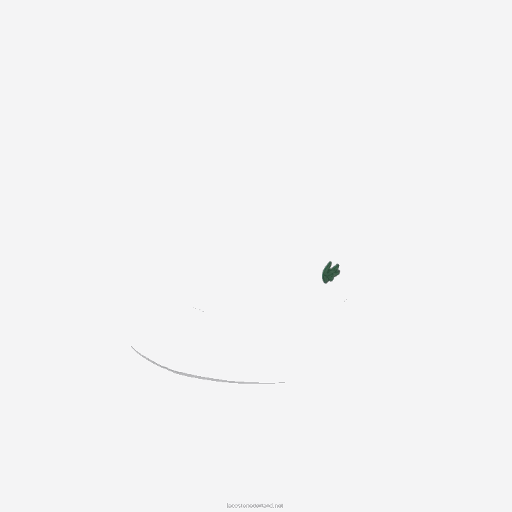 Lacoste vissershoedje van nylon met gewatteerd effect 0828H2927 wit 001 vrouwen