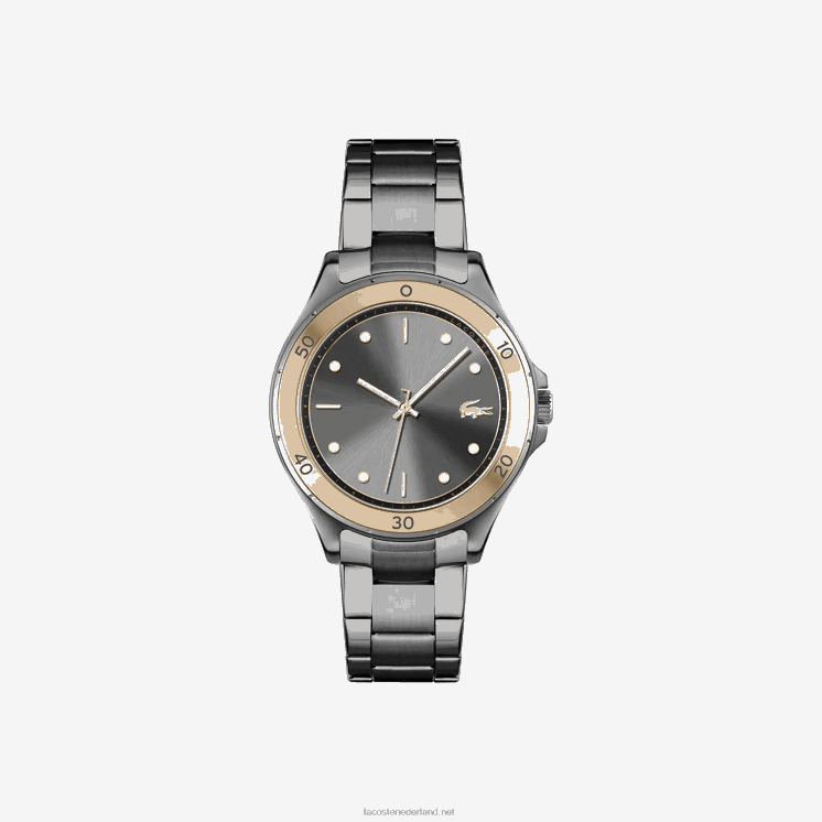 Lacoste swing 3 handen stalen horloge 0828H2915 zwart 000 vrouwen