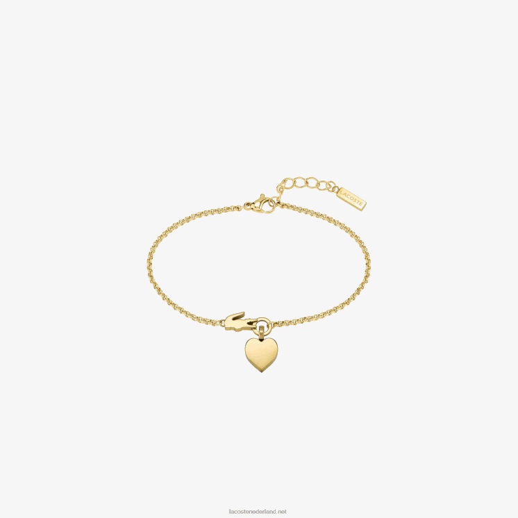 Lacoste hou van mijn krokodillenarmband 0828H2907 goud 714 vrouwen