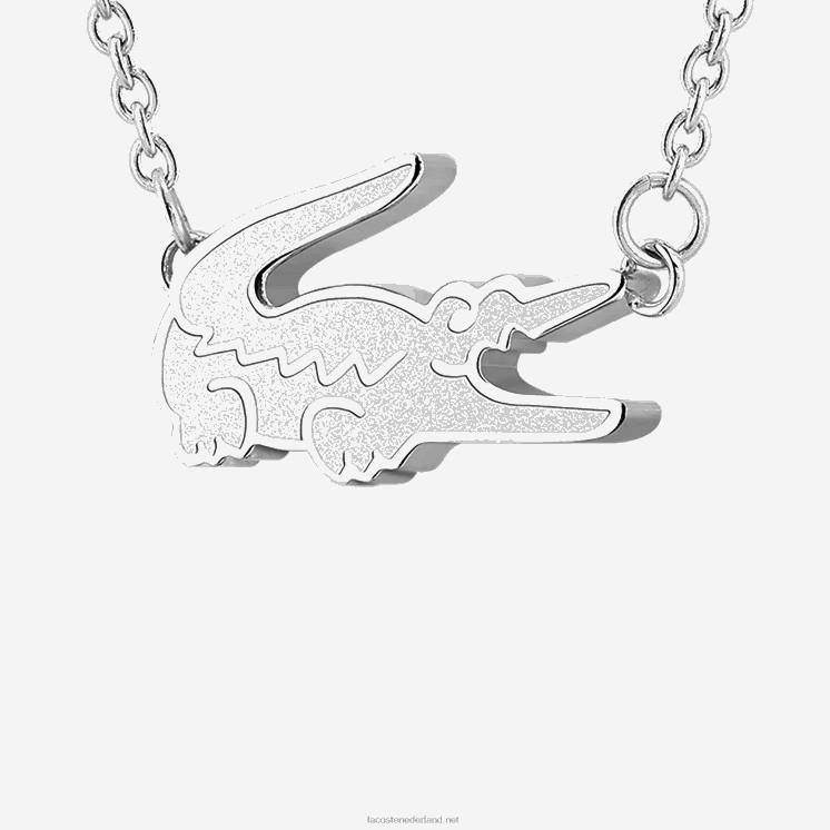 Lacoste krokodil armband 0828H2902 zilver 045 vrouwen