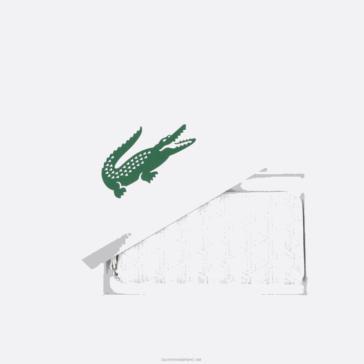 Lacoste Portefeuille met rits en monogramprint 0828H2775 mono farine panorama l58 vrouwen