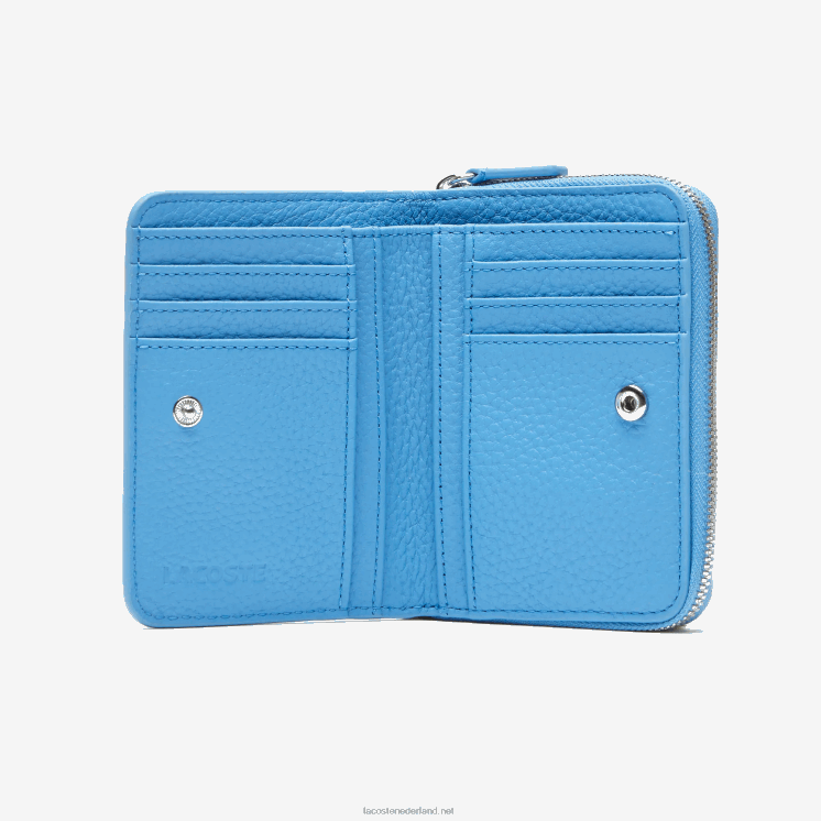 Lacoste kleine portemonnee met metalen plaat 0828H2892 Argentinië 213 vrouwen