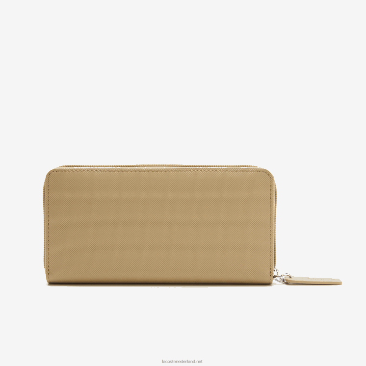 Lacoste l.12.12 concept petit pique portemonnee met rits voor 12 kaarten 0828H2812 brindille l37 vrouwen