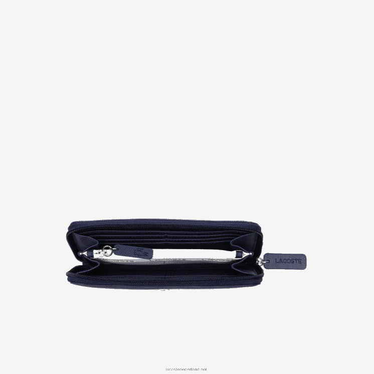 Lacoste l.12.12 concept petit pique portemonnee met rits voor 12 kaarten 0828H2814 zonsverduistering 141 vrouwen