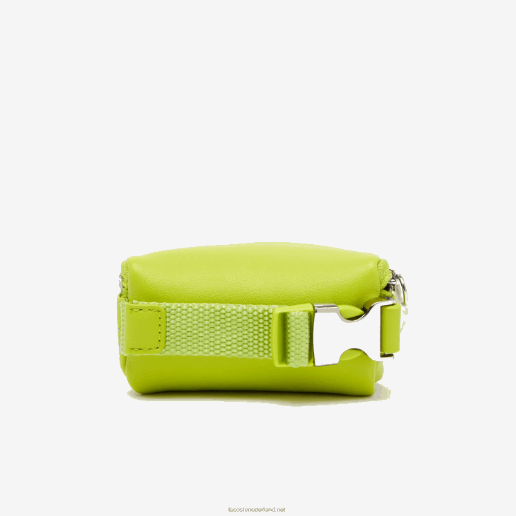 Lacoste portemonnee met gesp vastgemaakte armband 0828H2885 limoen blanc k47 vrouwen