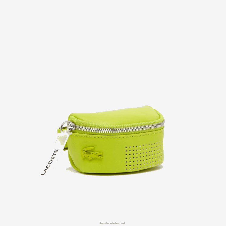 Lacoste portemonnee met gesp vastgemaakte armband 0828H2885 limoen blanc k47 vrouwen