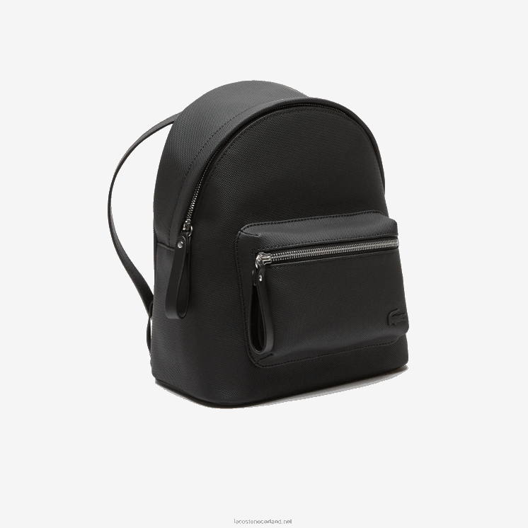 Lacoste grote rugzak met voorvak 0828H2879 zwart 000 vrouwen