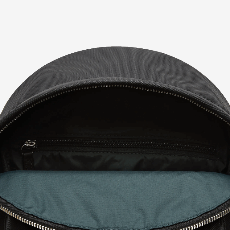 Lacoste grote rugzak met voorvak 0828H2879 zwart 000 vrouwen