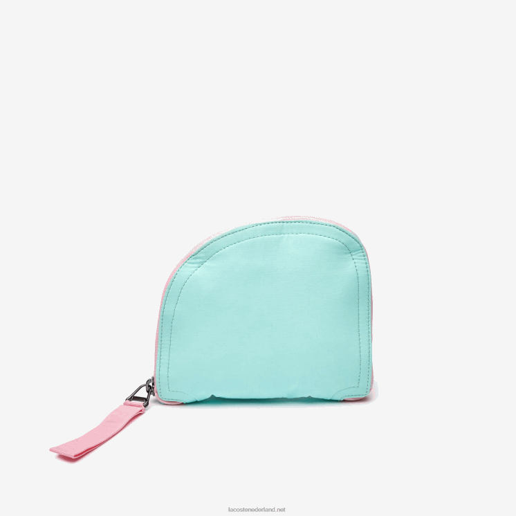 Lacoste merkband opvouwbare nylon rugzak 0828H2056 seringat fluor lotus k10 vrouwen