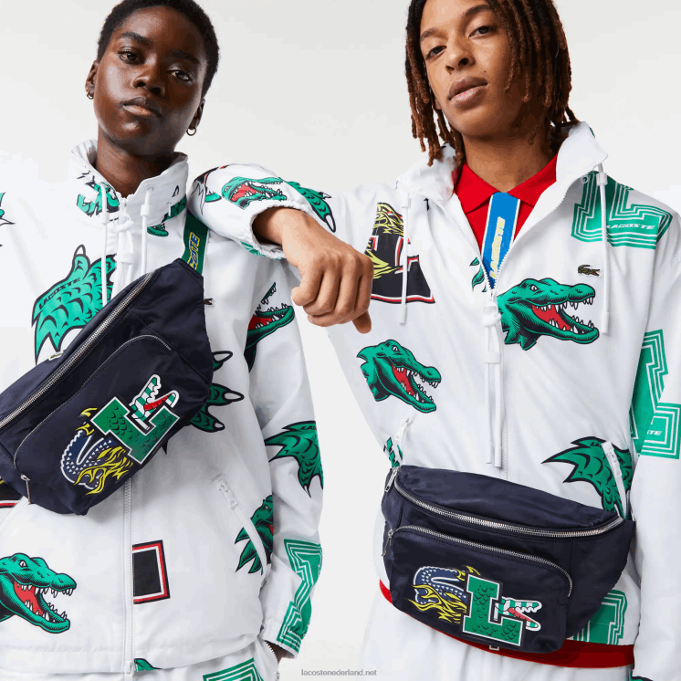 Lacoste Badgetas met komisch effect 0828H2028 marine 166 jardin l28 vrouwen