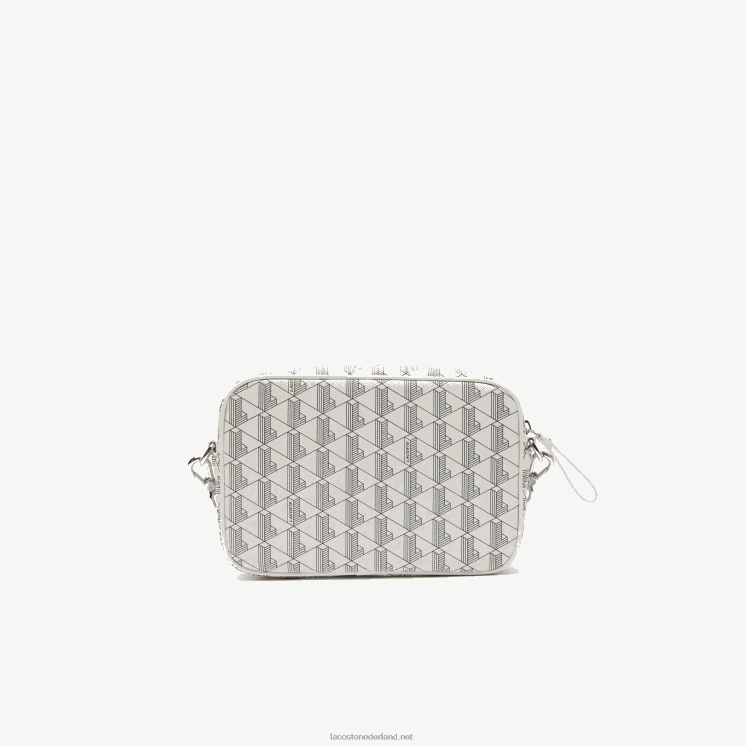 Lacoste Crossover-tas met monogramrits 0828H2856 farine sinople f89 vrouwen