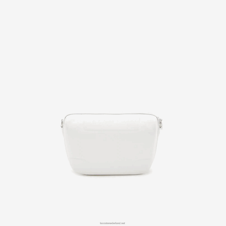 Lacoste Crossover-tas met schouderriem en merknaam 0828H2881 blanco sinople blanco l06 vrouwen