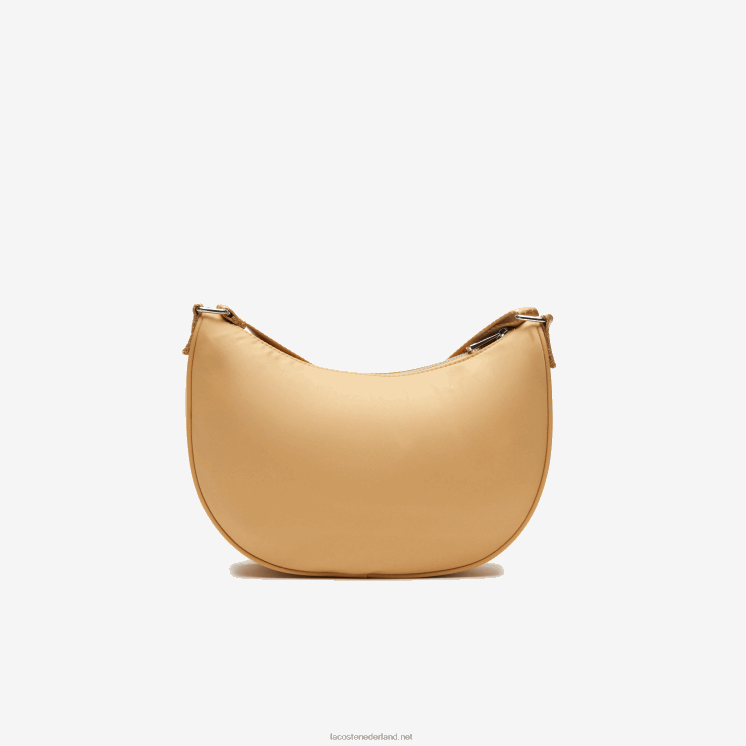 Lacoste Halfmoon tas met contrasterende branding 0828H2798 leeuwerik pastille m01 vrouwen